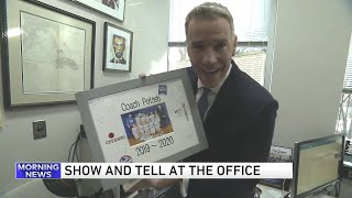 Larry's List: Show and Tell in his office