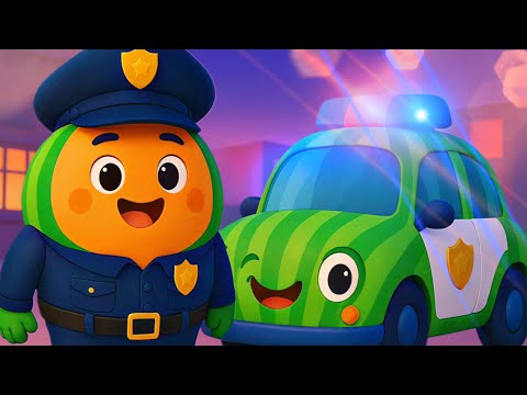 Karpuz Adam Polis Oldu BAK BAK BAK | Meslekleri Öğreten Çocuk Şarkısı