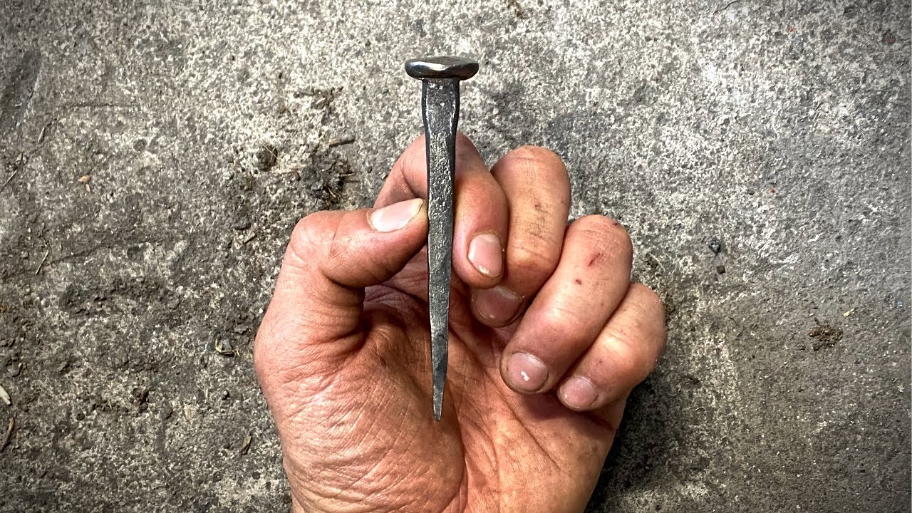 Hand Forging a Nail for the First Time: Beginner Blacksmithing