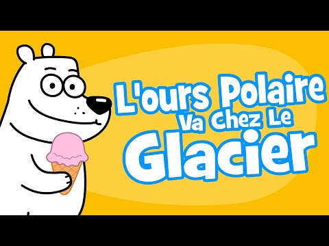 L'ours polaire va chez le glacier | Hourra Chansons Pour Enfants - Glace Chanson de l'ours polaire
