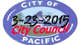 preview picture of video '3 23 15 Pacific WA Council Meeting Part 1--Public Comments, Reports'