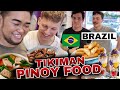 FOREIGNERS TRY FILIPINO FOOD IN BRAZIL