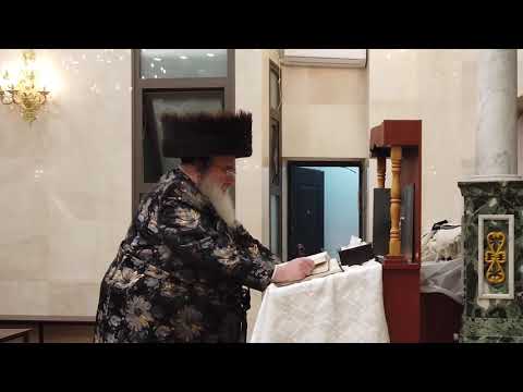 Spinka Rebbe Sefiras Haomer Chol Hamoed Pesach 5781