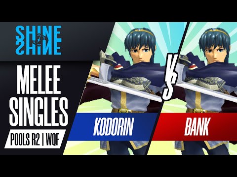 KoDoRiN vs Bank - Melee Singles Pools WQF - Shine 2022 | Marth vs Marth