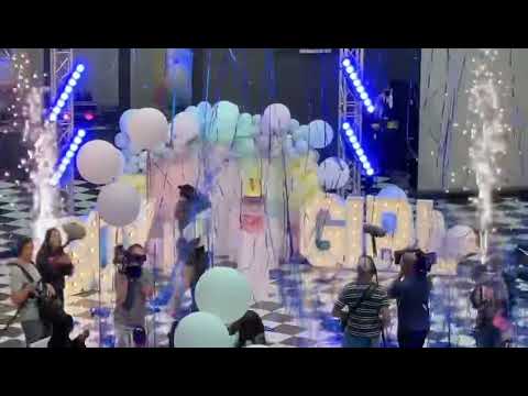 Famke Louise gender reveal party