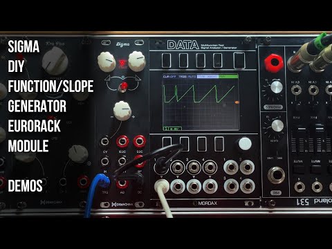 Sigma: 8HP DIY Eurorack Function/Slope Generator - Demos