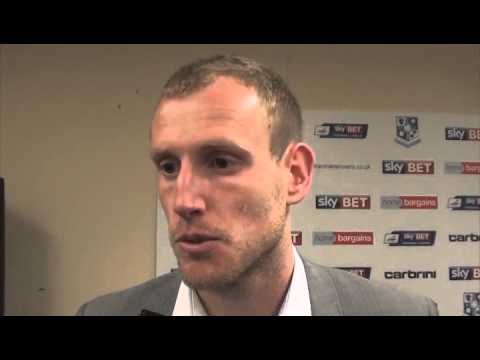 Post-match: Marc Laird after Tranmere v Shrewsbury