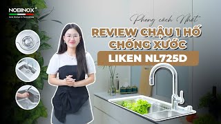CHẬU RỬA BÁT 1 HỐ NOBINOX LIKEN NL725D video 1