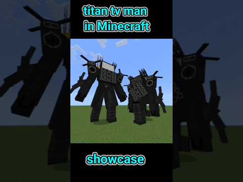 EPIC Titan TV Man Showcase in Minecraft!