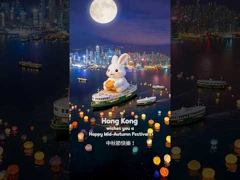 Happy Mid-Autumn Festival! Hop into Hong Kong for Mooncake Magic! 中秋節快樂！玉兔邀你共享中秋喜悅