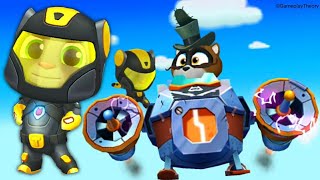 Jet Black Tom Vs. Raccoon Boss - My Talking Tom Hero Dash Gameplay (Android/iOS)