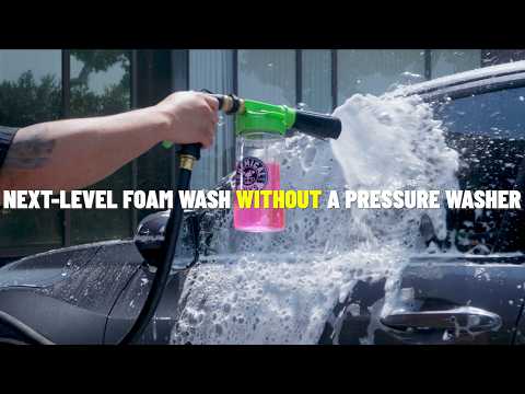 How To Foam Wash A Car Without A Pressure Washer!