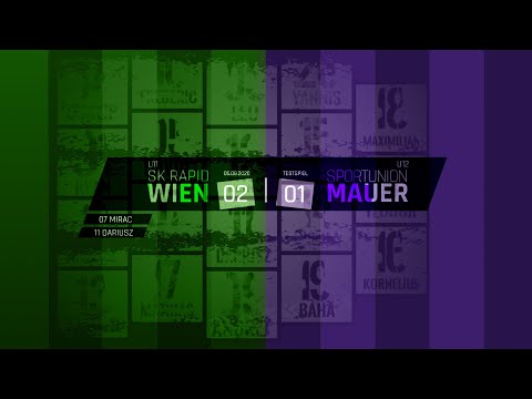 SK Rapid Wien U11 - Sportunion Mauer U11U12Mix / 05.08.2020 / 2:1