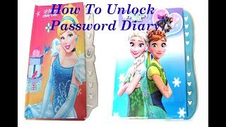How To Open Password Diary