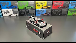 Unbox: Mini GT - Chevrolet Corvette C8.R #4 - 1/64 - Diecast Model