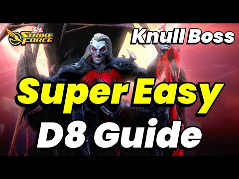 KNULL Boss EZ MODE Guide! No More RNG! Claim MAX Pts NOW & FREE Diamonds! D8 | MARVEL Strike Force