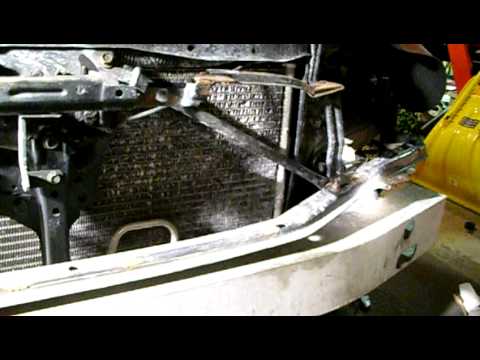 5th Generation 2000 Nissan Maxima Lower Radiator Support Installation Part 2