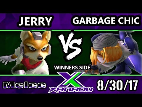 S@X 217 - Jerry (Fox, Peach) Vs. Garbage Chic (Sheik) - Smash Melee Tournament - SSBM