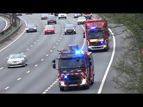 Rochdale Command Unit And Pump Responding - GMFRS