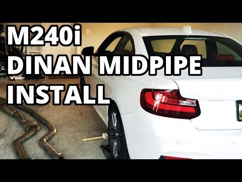 LOUDER! - Dinan Midpipe Install //BMW M240i