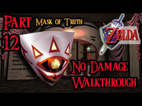 Zelda Ocarina of Time 100% Walkthrough Widescreen HD Part 12 - Mask of Truth - Mask Trading Sequence