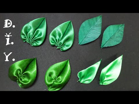 D.I.Y. Satin Ribbon Leaves - Tutorial | MyInDulzens Video