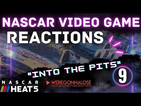 Nascar Gaming | Crashing Racers in Pits | Nascar Video Game Reactions