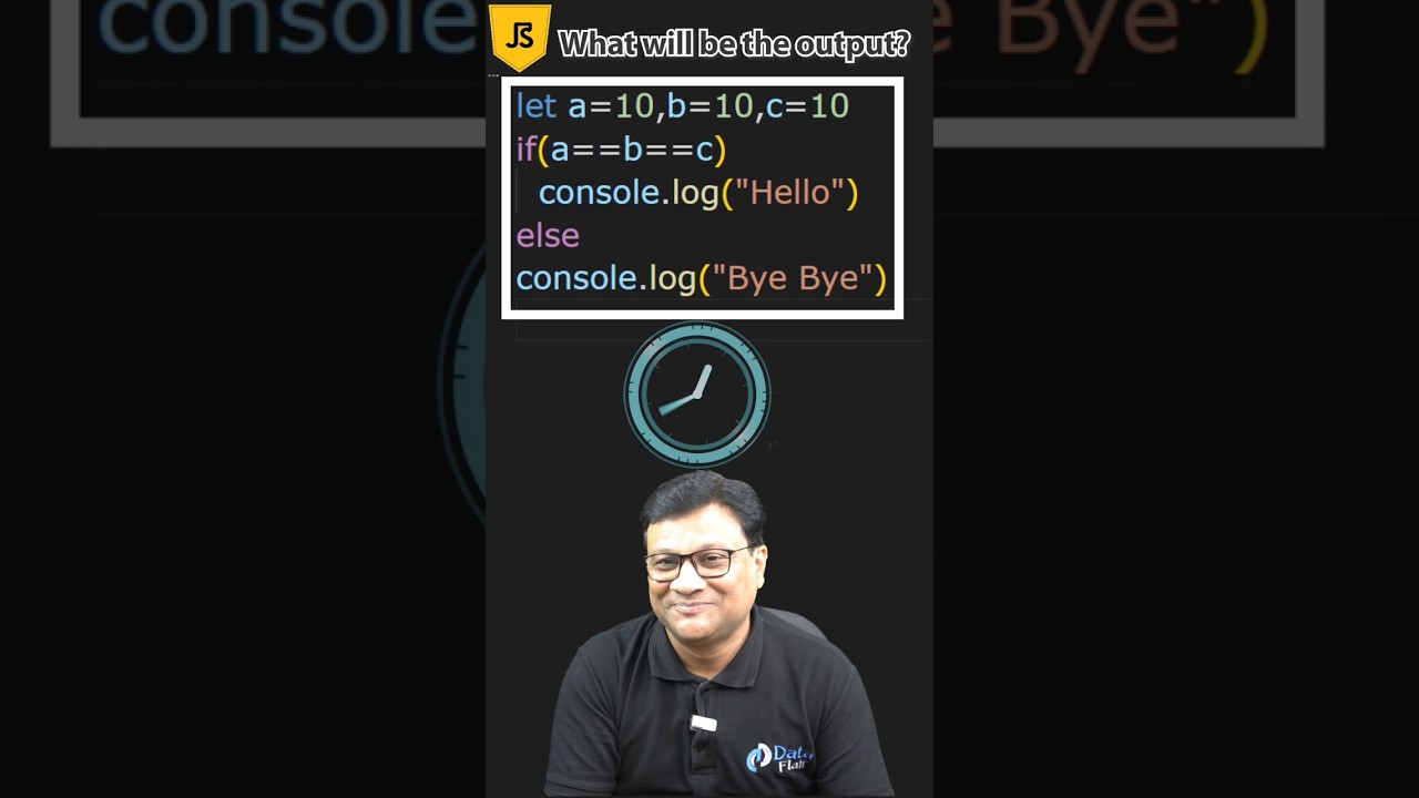 Most Asked Tricky Question for Beginners #javascript