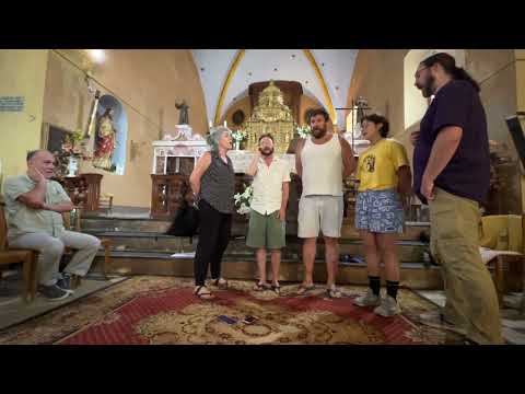 Culomba  singing a Franciscan Agnus Dei, for Jean-Etienne Langianni