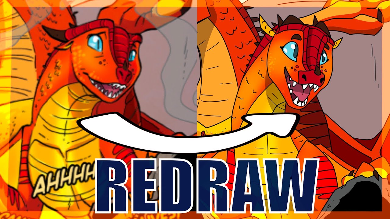 Redrawing a Wings of Fire Graphic Novel Frame!