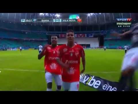 Bahia 0 x 1 Vila Nova Gol de Fabinho 05/07/2016 - Play Esportes