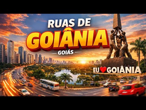 UM PASSEIO PELAS RUAS DE GOIÂNIA | IMPRESSIONANTE!