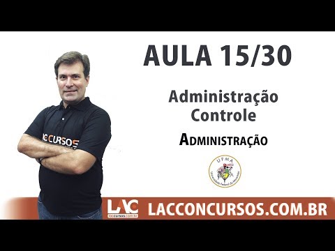 UFMA 2017 - Administração - Controle - 15/30