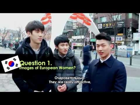 How general Korean guys think about european women? | Корейские парни Korean guys Video