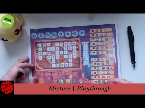 Solo Playthrough | Mixture (A LOT of games bundle on Kickstarter)