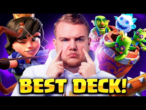 #1 BEST LOG BAIT DECK IN THE WORLD IN CLASH ROYALE!