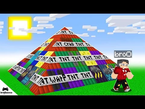 FARKLI UZAY TNT PİRAMİT - MİNECRAFT