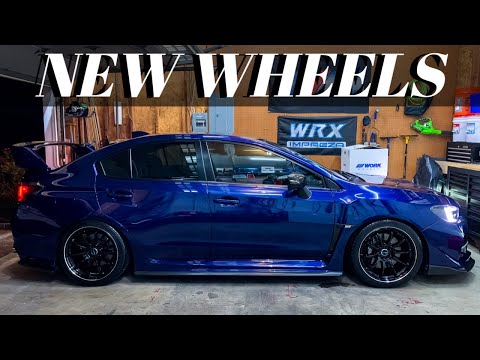 New Work ZR10 Wheels On My STI