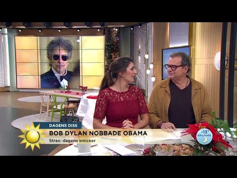 Bob Dylan nobbade Barack Obama - Nyhetsmorgon (TV4)