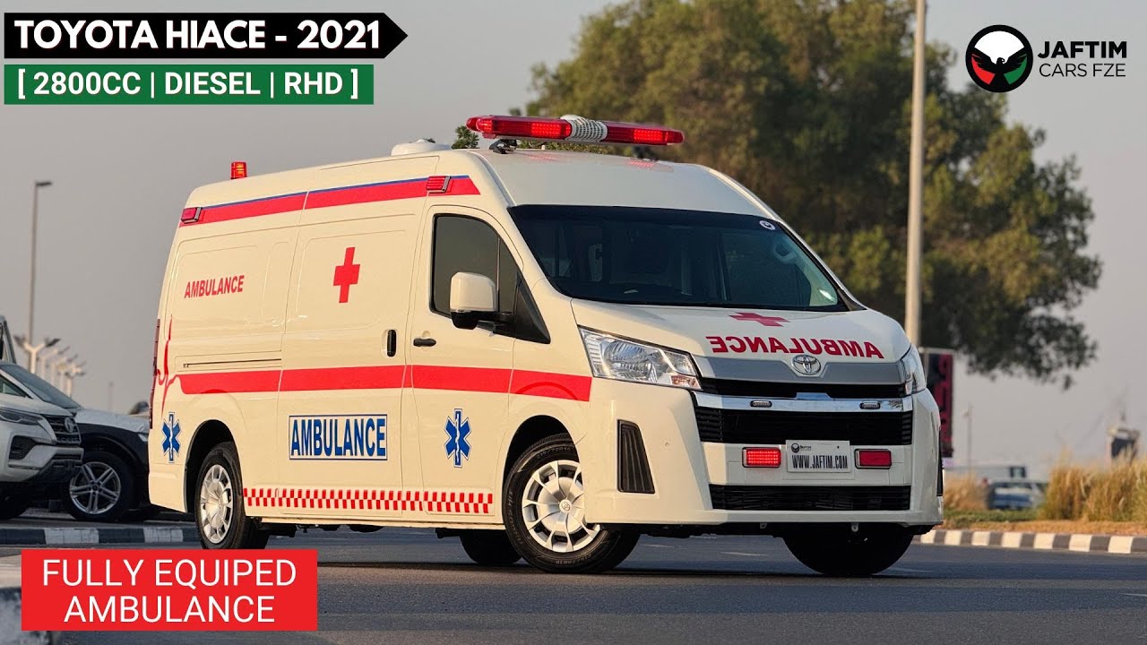 Toyota Hiace FULLY EQUIPPED AMBULANCE | AUTOMATIC DIESEL 2.8L | RHD | MULTIMEDIA + OXYGEN + STRETCHER video