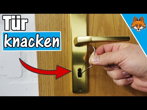 Zimmertür knacken mit Dietrich - Buntbartschloss knacken - Anleitung