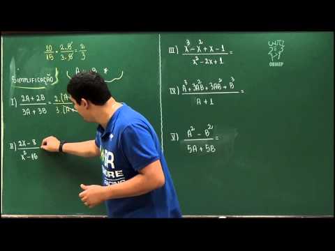 Simplificação de expressões algébricas - Matemática básica 