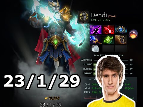 Dota 2 Dendi Zeus MMR is just a number