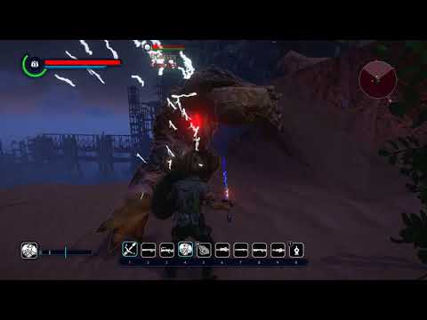 Elex - Defeating El Colosaro and its ripper minions with Nasty