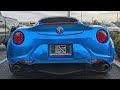 Alfa Romeo 4C Blue Car Wrap