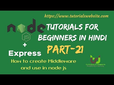 Node js Tutorials for beginners in hindi | Write Custom Middleware and use in nodejs | Part 21