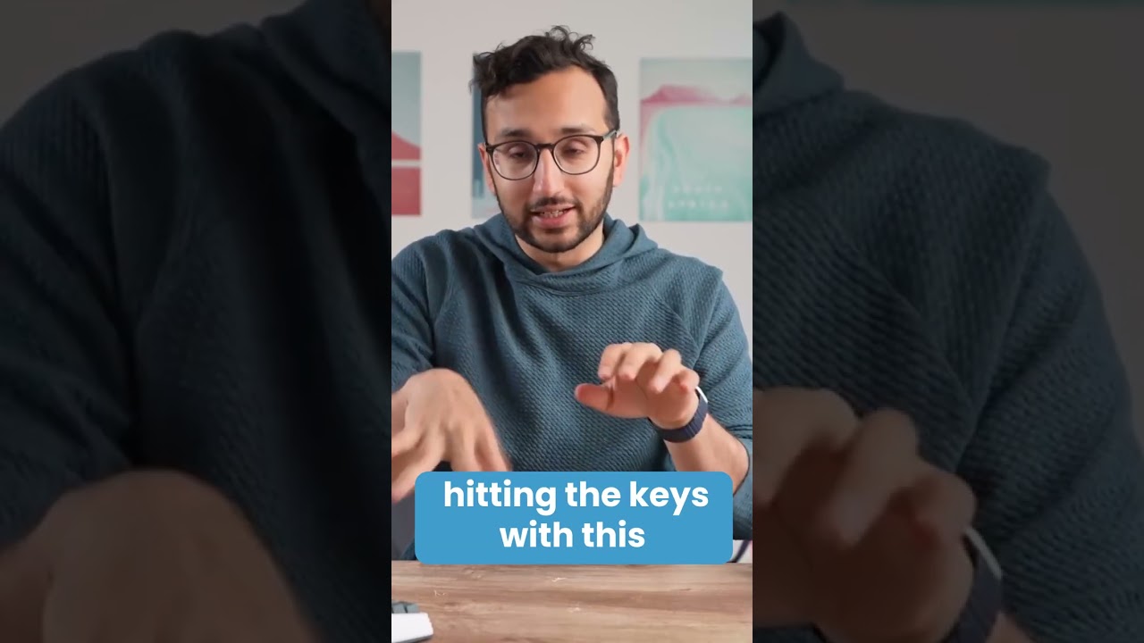 How to type at 156 words per minute #shorts