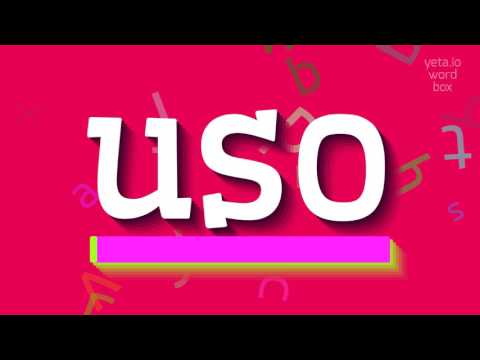 How to say "uso"! (High Quality Voices)