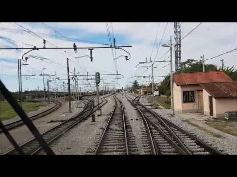 Divača - VillaOpicina Train driver eye view Timelapse