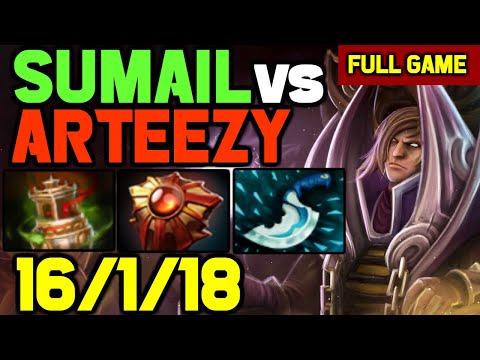 Sumail MID Invoker GOD QW Build vs Arteezy Spectre, BSJ Pangolier ft. EternalEnvy Slark